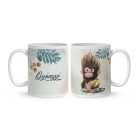 Kérd a neveddel - Kávés Maki mintás bögre