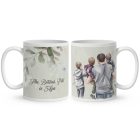 Kérd a neveddel - Apa és és a két fiú  mintás egyedi bögre