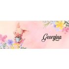 Kérd a neveddel - Cuki kávézós kis malac mintás bögre