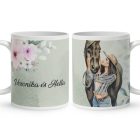 Kérd a neveddel - Imádom a lovam mintás bögre