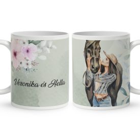 Kérd a neveddel - Imádom a lovam mintás bögre