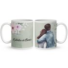 Névvel kérhető - Örökké együtt mintás bögre