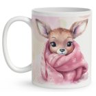 Kérd a neveddel - Tündéri lila elefánt mintás egyedi bögre