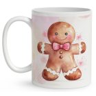 Kérd a neveddel - Pink Mikulás mókus mintás egyedi bögre