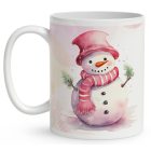 Kérd a neveddel - Cuki pink mosómaci mintás egyedi bögre