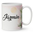 Kérd a neveddel - Cuki pink macika mintás bögre