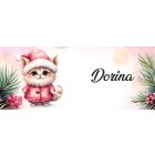 Kérd a neveddel - Cuki pink macika mintás egyedi bögre