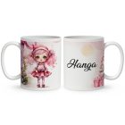 Kérd a neveddel - Pink cuki krampusz lány mintás bögre