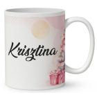 Kérd a neveddel - Tündéri zöld hajú krampusz mintás bögre