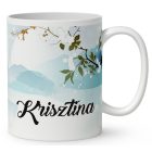 Kérd a neveddel - Cuki kávézós kis malac mintás egyedi bögre