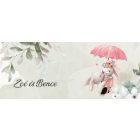 Kérd a neveddel Nyuszis - Repülj velem! mintás bögre