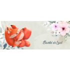 Kérd a neveddel - Cuki róka szerelem mintás bögre