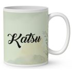 Névvel kérhető - Vörös Akita portré mintás bögre