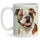 Névvel kérhető - Vörös Akita portré mintás egyedi bögre