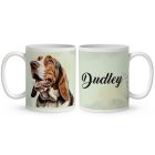 Névvel kérhető - Ausztráliai juhászkutya portré mintás egyedi bögre