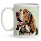 Névvel kérhető - Ausztráliai juhászkutya portré mintás egyedi bögre