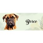 Névvel kérhető - Bullmasztiff portré mintás bögre