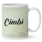 Névvel kérhető - Barna tacskó portré mintás bögre