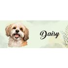 Névvel kérhető - Barna Havanese portré mintás bögre