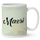 Névvel kérhető - Barna pekingi palotakutya portré mintás bögre