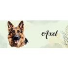 Névvel kérhető - Németjuhász portré mintás bögre