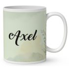 Névvel kérhető - Németjuhász portré mintás bögre