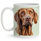 Névvel kérhető - Magyar vizsla portré mintás bögre