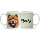 Névvel kérhető - Csau csau portré mintás bögre