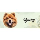 Névvel kérhető - Csau csau portré mintás bögre