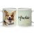 Névvel kérhető - Pembroke Welsh Corgi portré mintás bögre