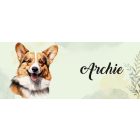 Névvel kérhető - Pembroke Welsh Corgi portré mintás bögre