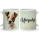 Névvel kérhető - Jack Russell terrier portré mintás bögre