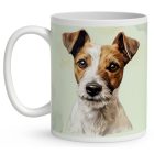 Névvel kérhető - Jack Russell terrier portré mintás bögre