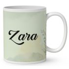 Névvel kérhető - Fekete tacskó portré mintás bögre