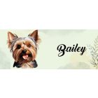 Névvel kérhető - Yorkshire terrier portré mintás bögre