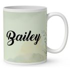 Névvel kérhető - Yorkshire terrier portré mintás bögre