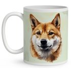 Névvel kérhető - Shiba inu portré mintás bögre
