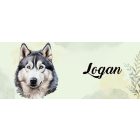 Névvel kérhető - Husky portré mintás bögre