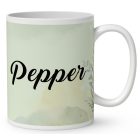 Névvel kérhető - Fekete Affenpinscher portré mintás bögre