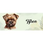 Névvel kérhető - Barna Affenpinscher portré mintás bögre