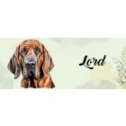 Névvel kérhető - Angol véreb portré mintás bögre