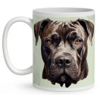 Névvel kérhető - Cane Corso portré mintás bögre