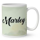 Névvel kérhető - Barna francia bulldog portré mintás bögre