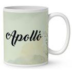 Névvel kérhető - Fekete (dán) német dog portré mintás bögre