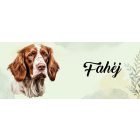 Névvel kérhető - Ír szetter portré mintás bögre