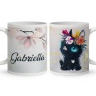 Kérd a Neveddel - Én és a kutyám mintás egyedi bögre