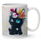 Kérd a Neveddel - Én és a kutyám mintás egyedi bögre