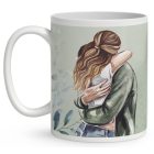 Névvel kérhető - Örökké együtt mintás egyedi bögre