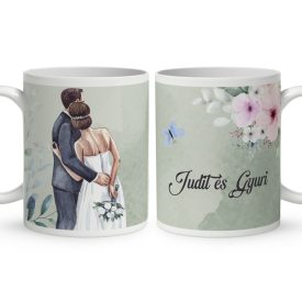 Névvel kérhető - Házassági évfordulóra mintás bögre