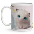 Kérd a neveddel - Tündéri lila elefánt mintás egyedi bögre